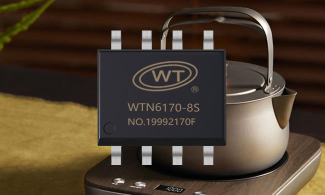 广州唯创电子WTN6170-8S语音芯片：智能电茶炉的语音交互完美解决方案