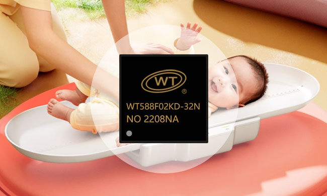 声光协同，抬头守护：WT588F02KD-32N带LED驱动语音芯片重塑婴儿体重秤体验