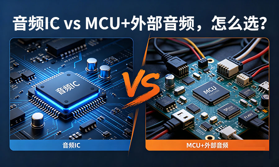 音频IC与MCU+外部音频解决方案到底有什么区别？深度对比助你精准选型