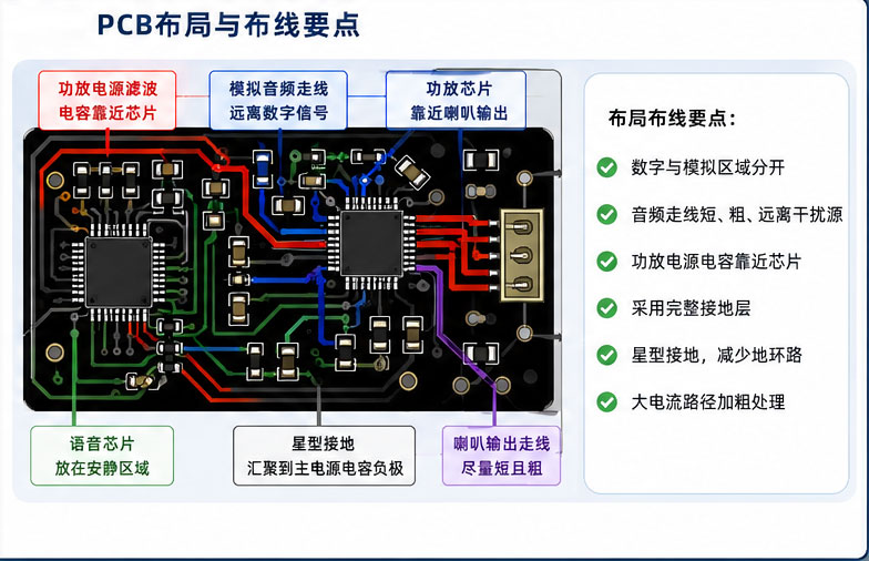 语音芯片功放电路PCB布局与布线要点.jpg