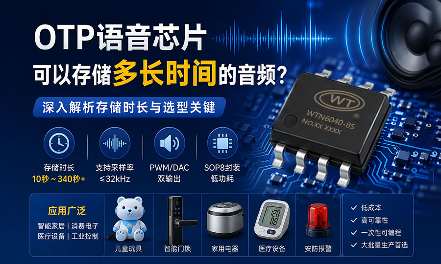 OTP语音芯片可以存储多长时间的音频？深入解析存储时长与选型关键