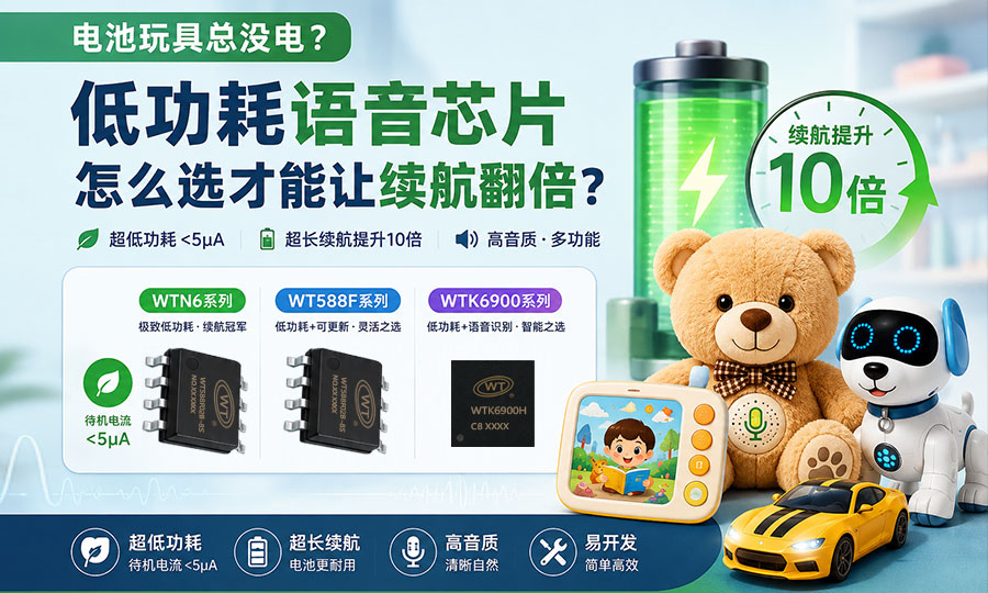 电池玩具总没电？低功耗语音芯片怎么选才能让续航翻倍？