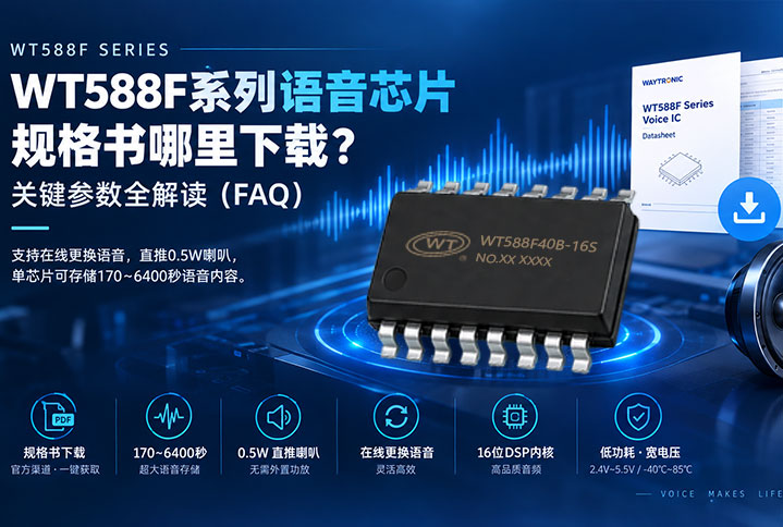 WT588F系列语音芯片规格书哪里下载？关键参数全解读（FAQ）